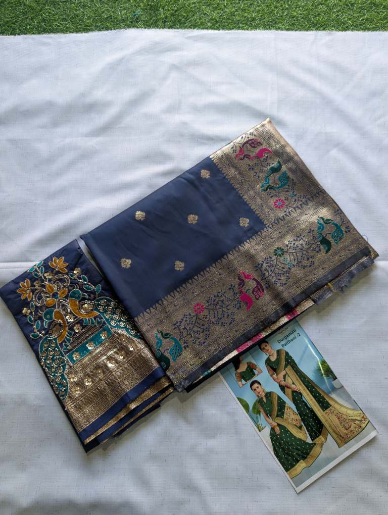 Durgamata paithani NVY1